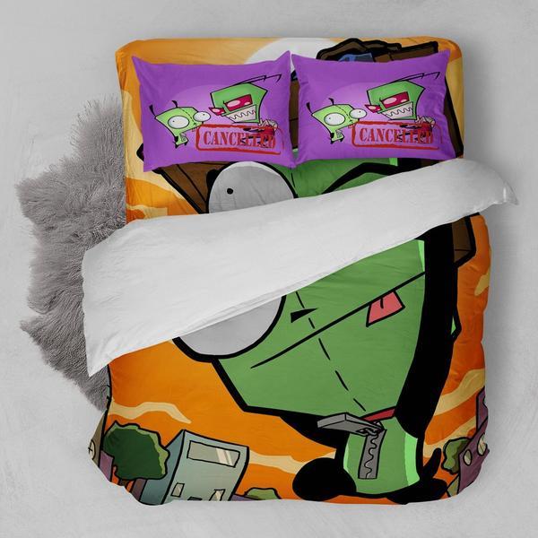 Invader Zim A 3D Customized Duvet Cover Bedding Sets