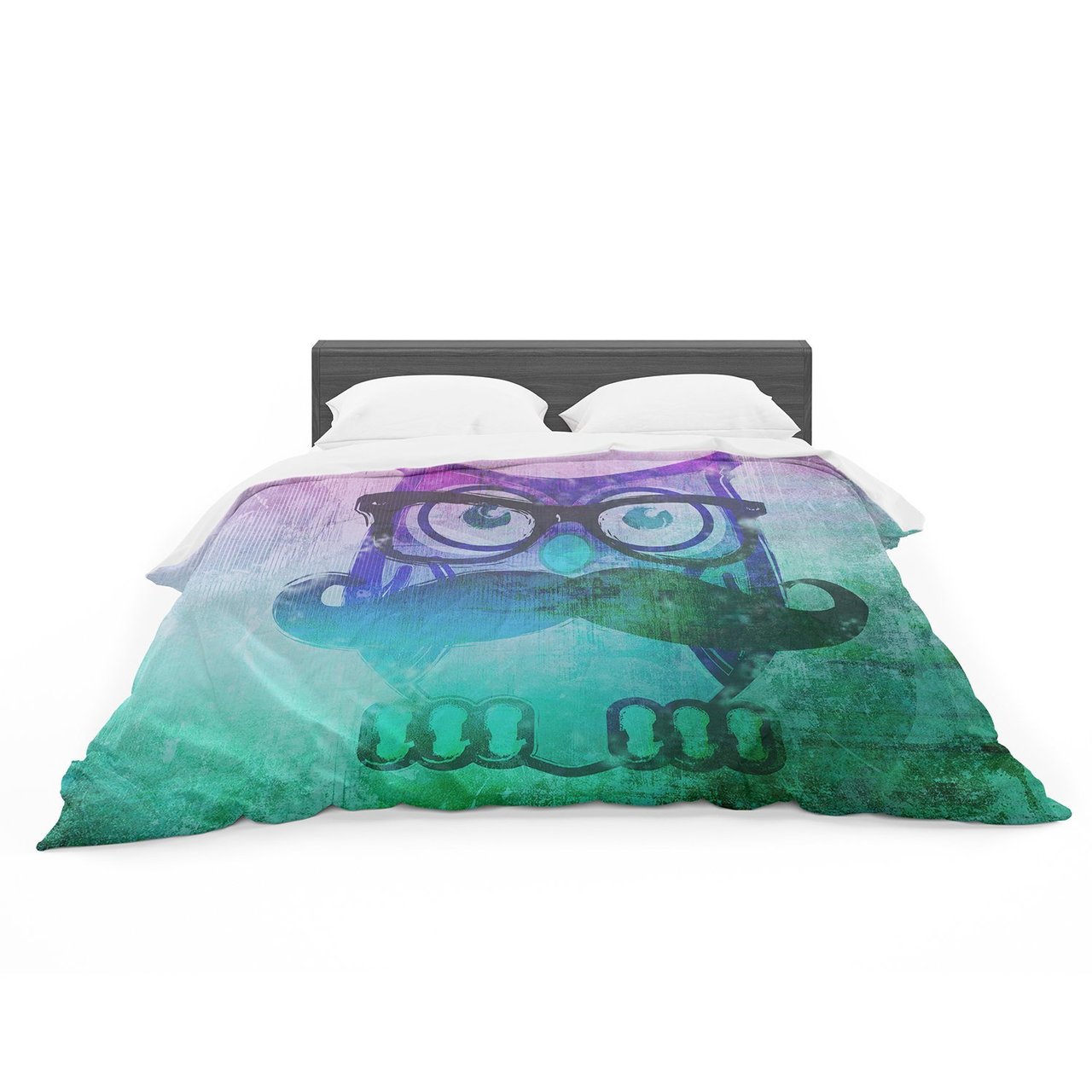 iRuz33 ‘Showly Teal’ Cotton3D Customized Duvet Cover Bedding Sets