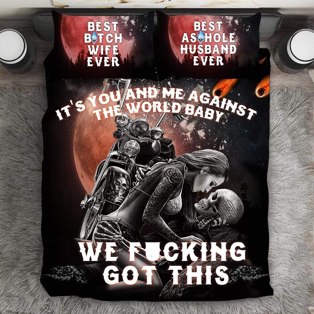 It’s You And Me Against The World Baby V13D Customized Duvet Cover Bedding Sets