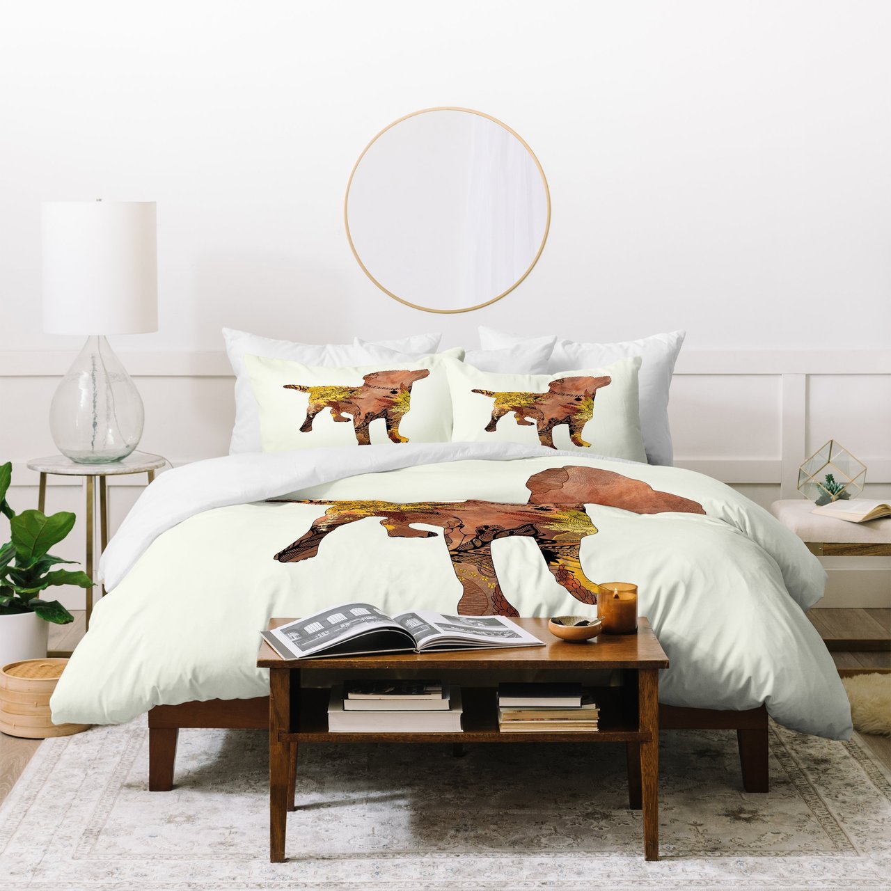 Iveta Abolina Brown Lab Duvet Cover
