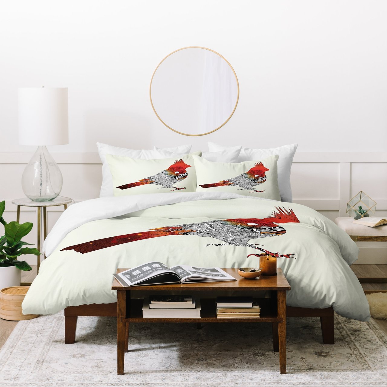 Iveta Abolina Cardinal Duvet Cover
