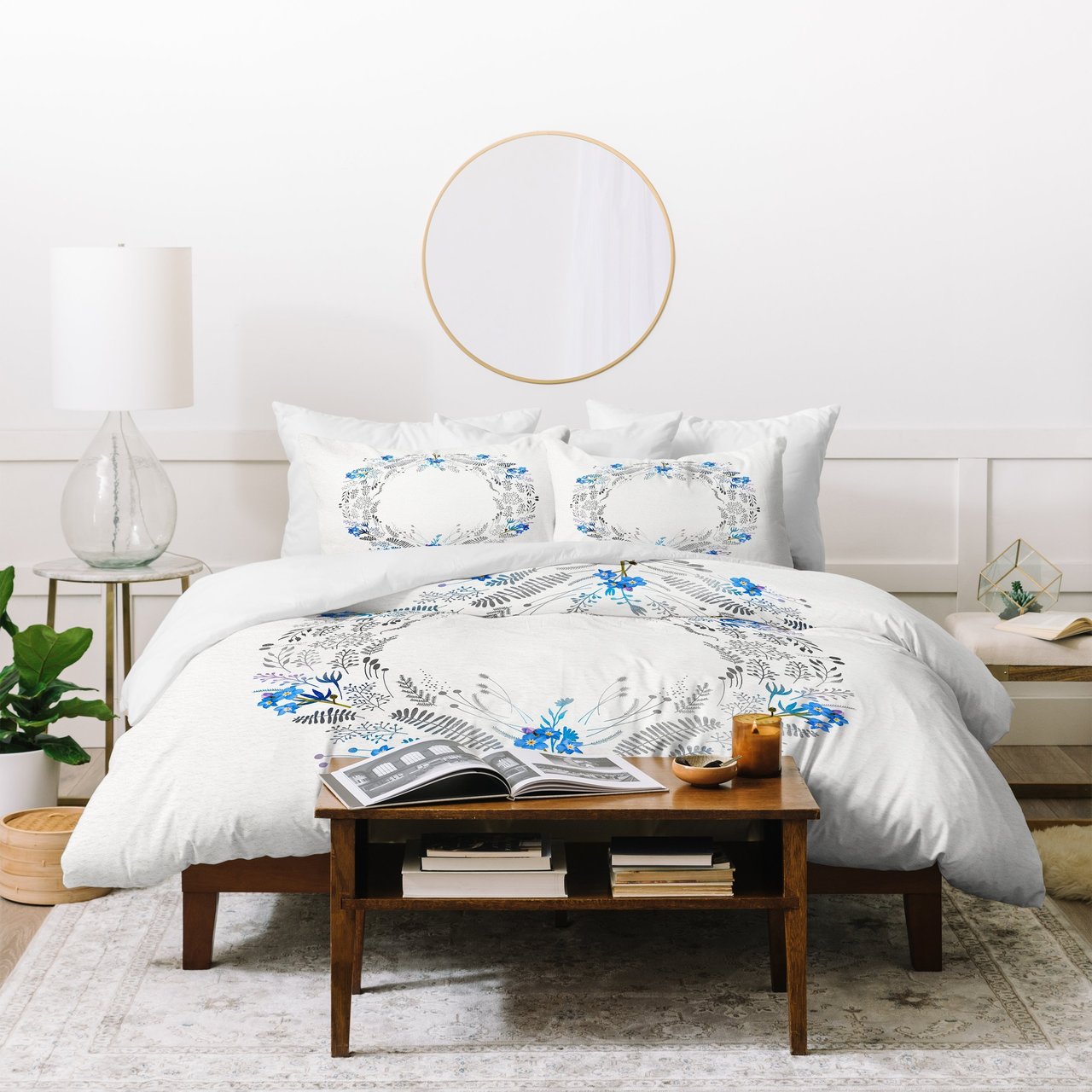 Iveta Abolina Dreamland Blue Duvet Cover
