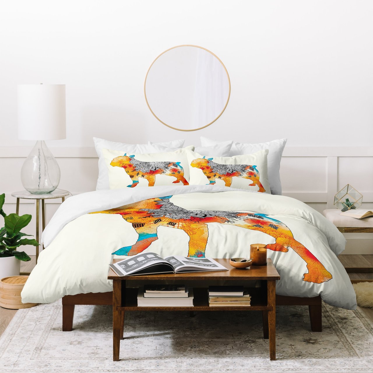 Iveta Abolina Frenchie Duvet Cover