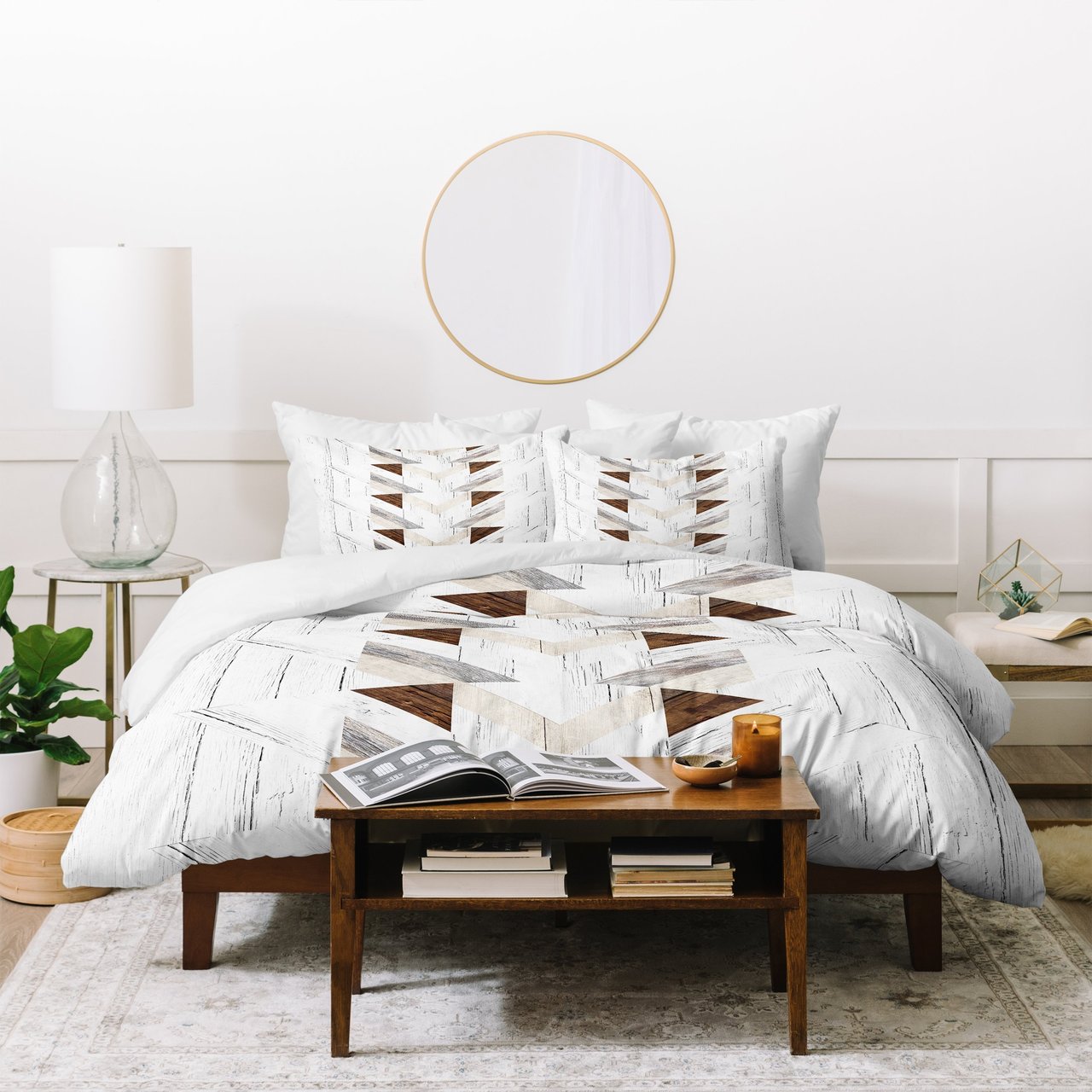 Iveta Abolina Geo Wood 4 Duvet Cover