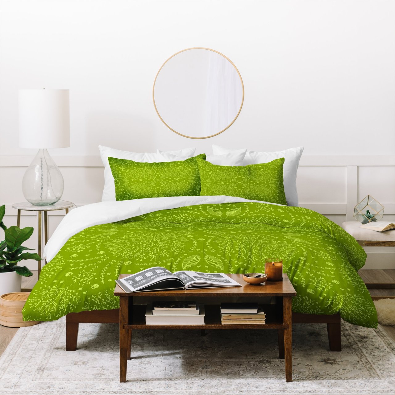 Iveta Abolina Green Terrace Duvet Cover