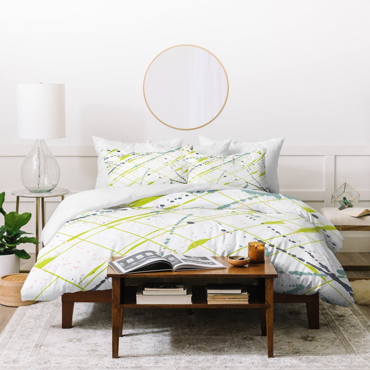 Iveta Abolina Green Thursday Duvet Cover