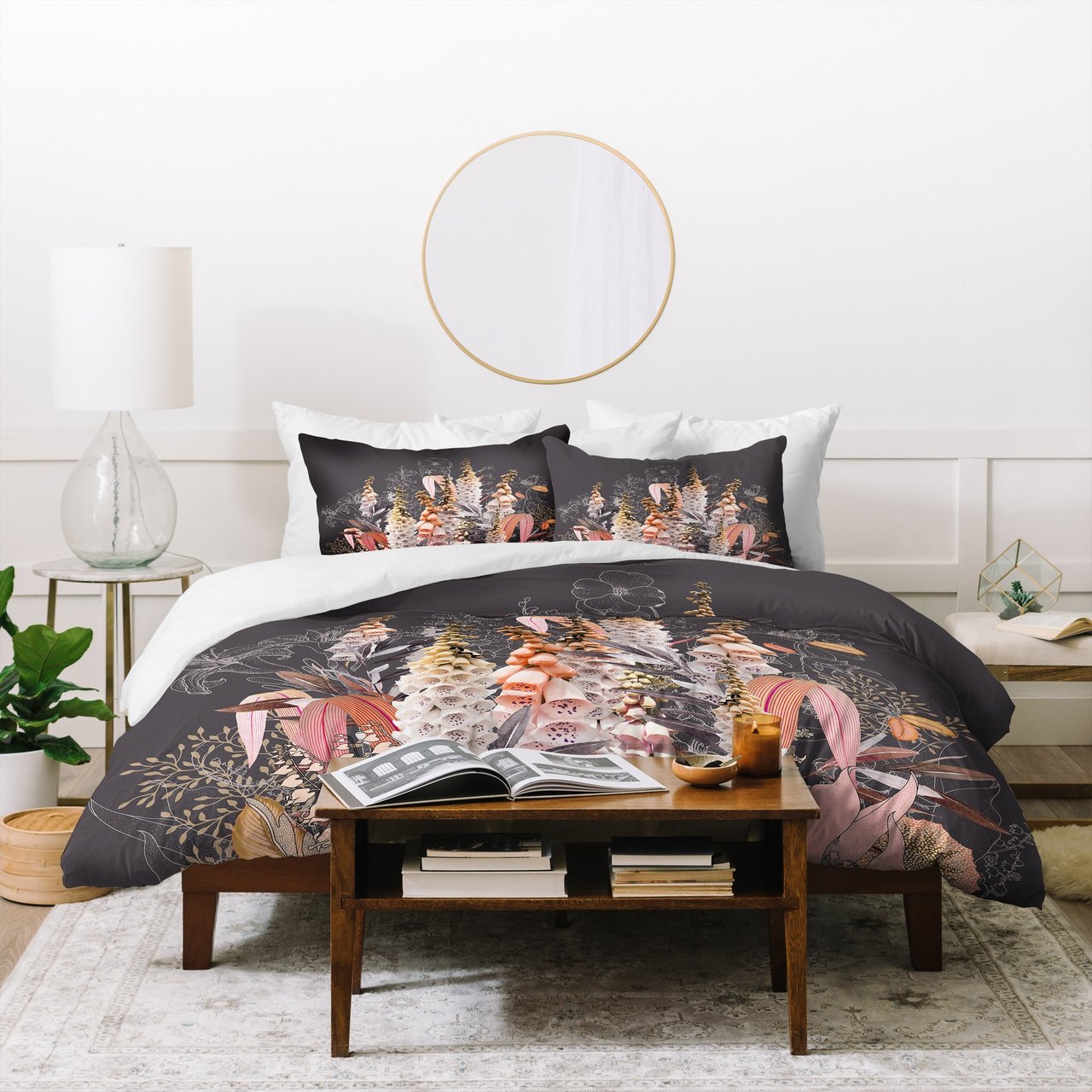 Iveta Abolina Lupines Chocolate Duvet Cover Bedding Sets