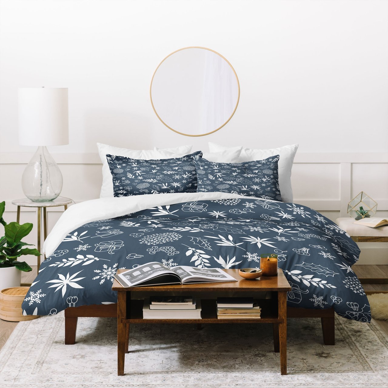 Iveta Abolina Oslo Winter Blue Duvet Cover
