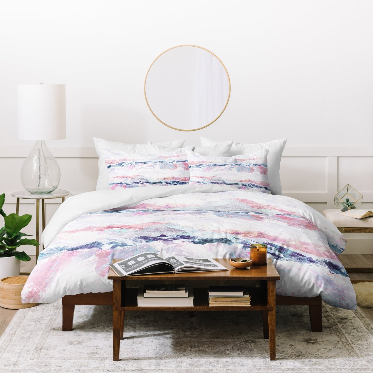 Iveta Abolina Painted Rockies Duvet Cover
