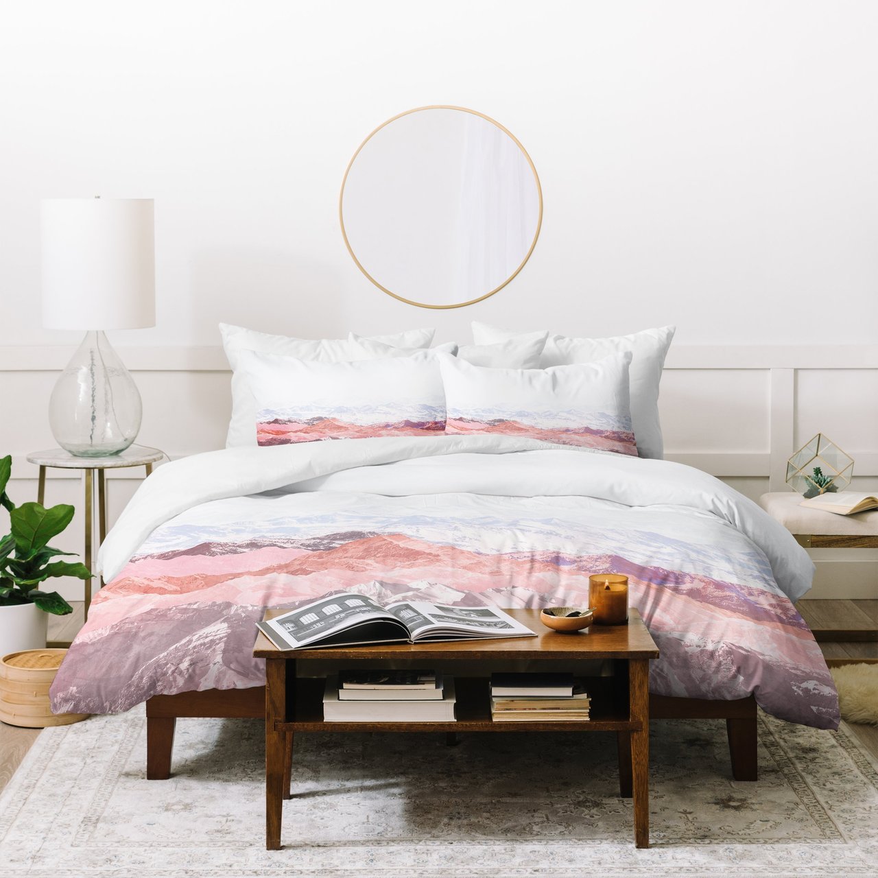 Iveta Abolina Pastel Mountains III Duvet Cover