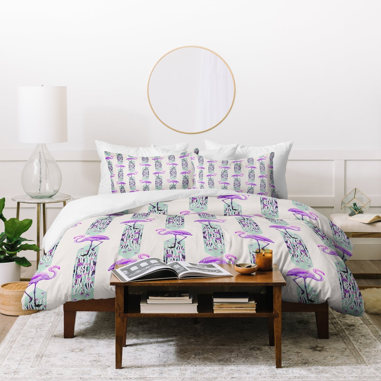 Iveta Abolina Pattern of Flamingo Duvet Cover