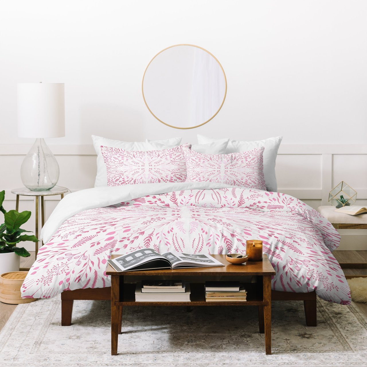 Iveta Abolina Pink Maze Duvet Cover Bedding Sets