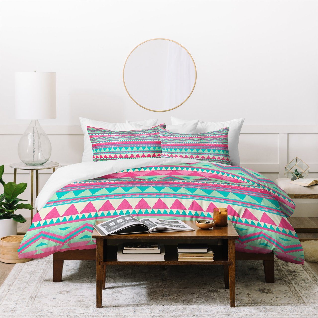 Iveta Abolina Pink Navajo Duvet Cover Bedding Sets