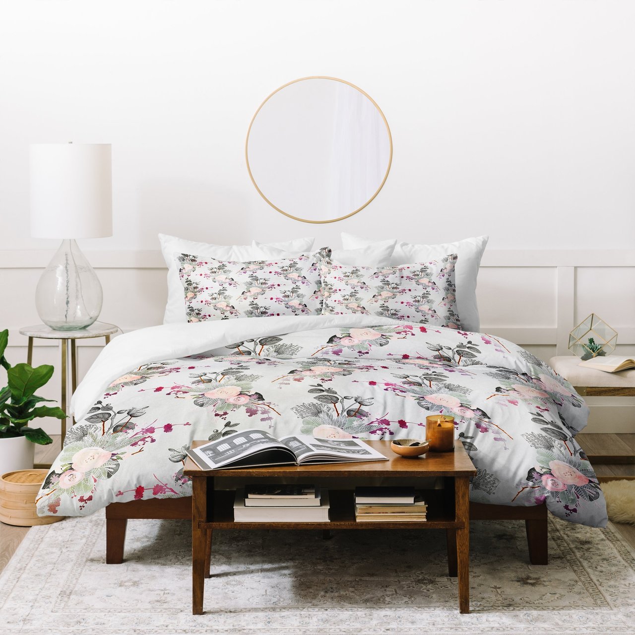 Iveta Abolina Rose Blush Duvet Cover
