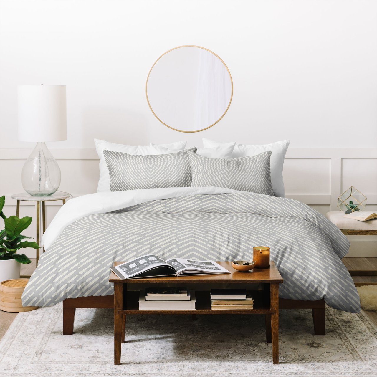 Iveta Abolina Roux Gray Duvet Cover