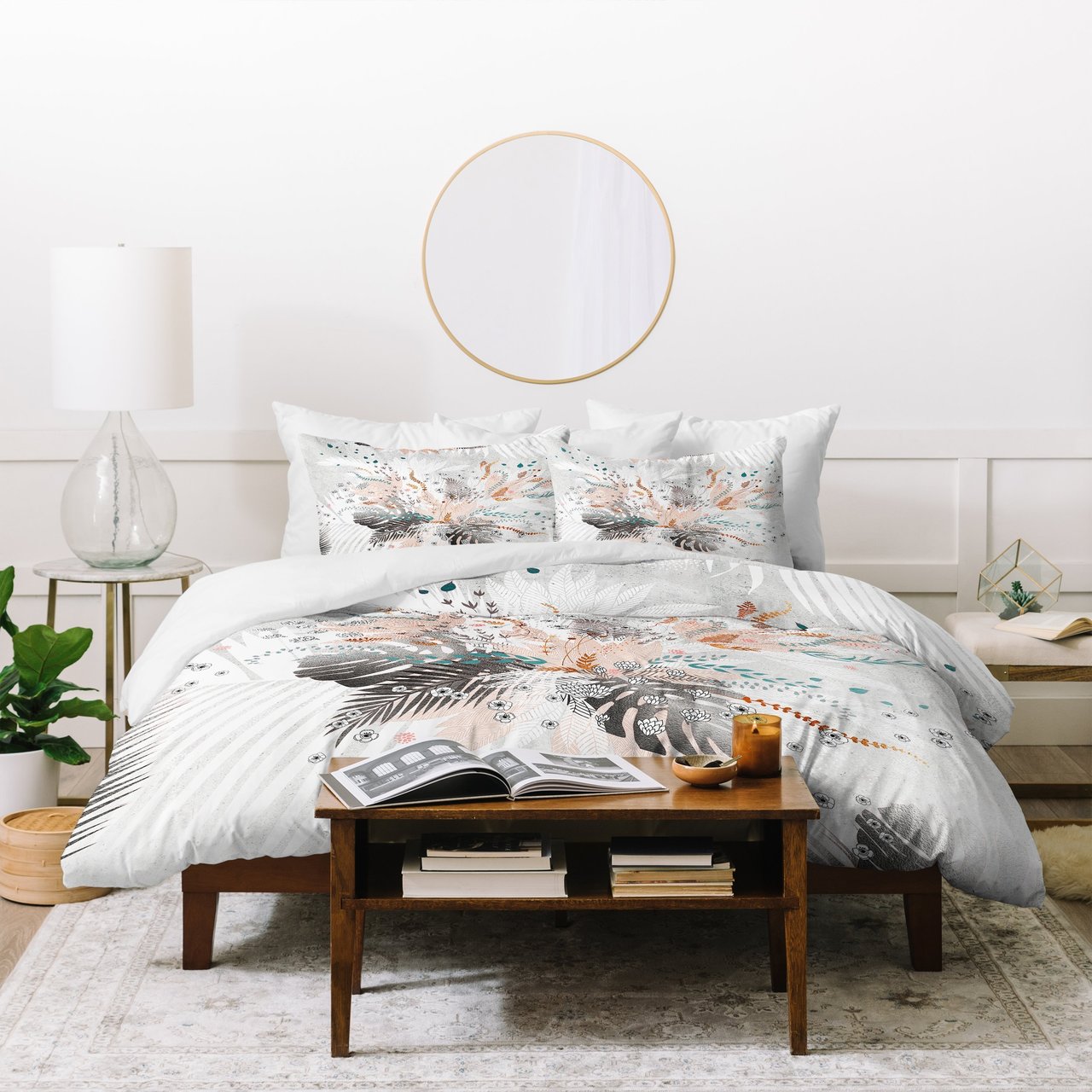 Iveta Abolina Tropical Silver Duvet Cover Bedding Sets