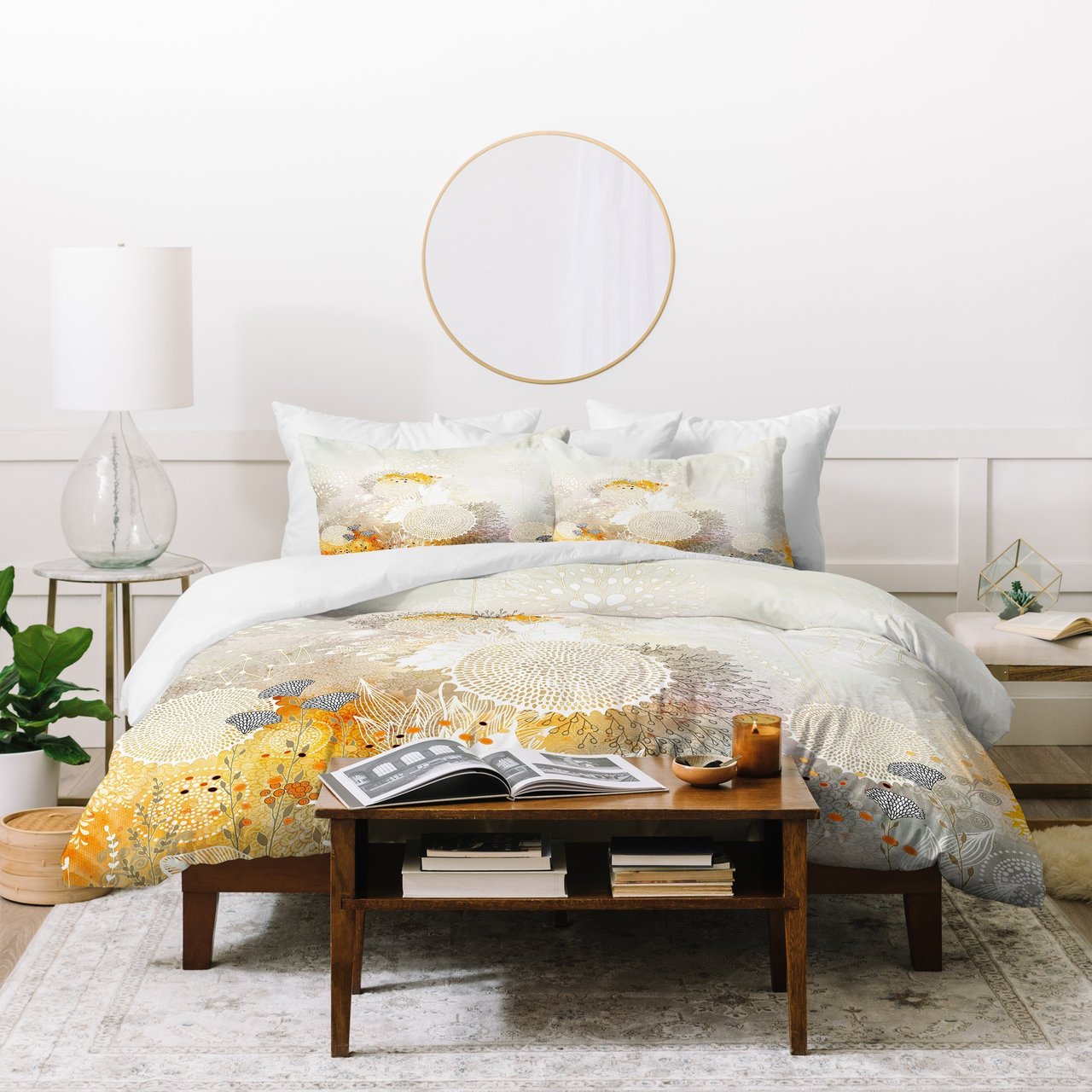 Iveta Abolina White Velvet Duvet Cover Bedding Sets