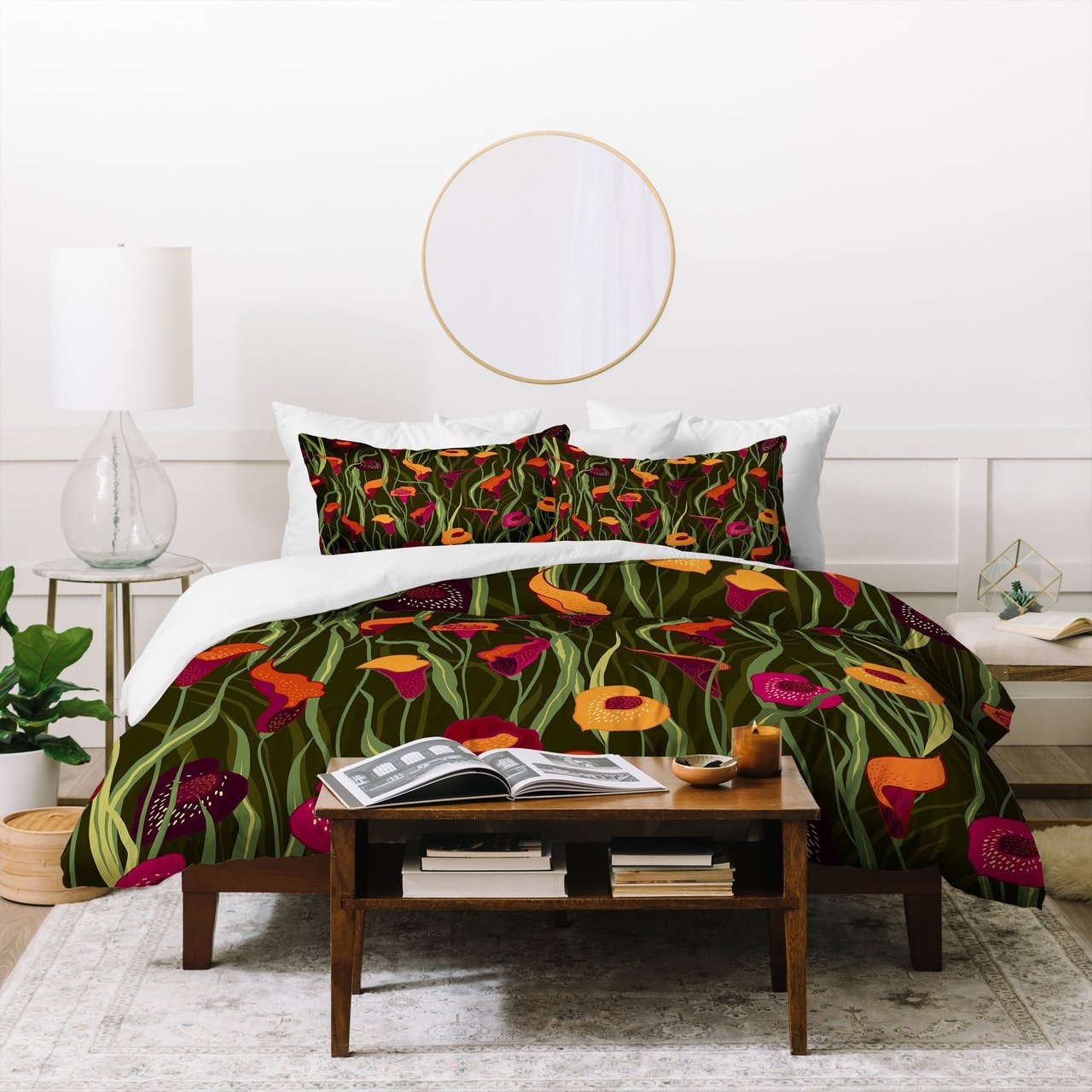 Iveta Abolina Wild Calla Duvet Cover