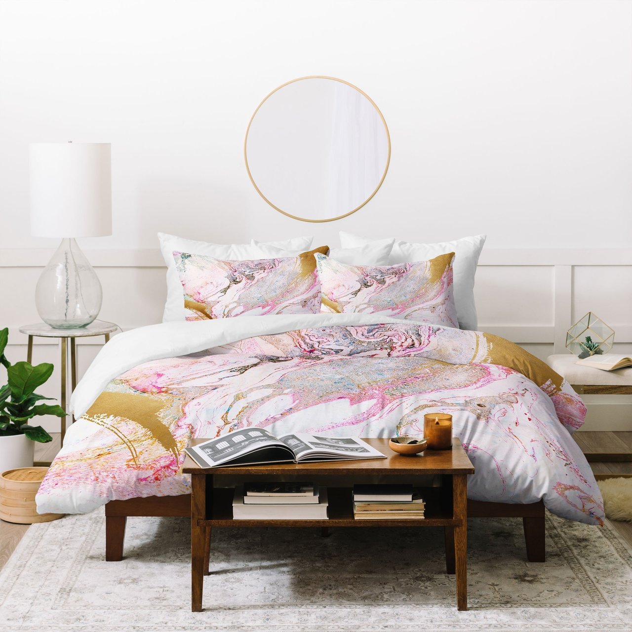 Iveta Abolina Winter Marble Duvet Cover