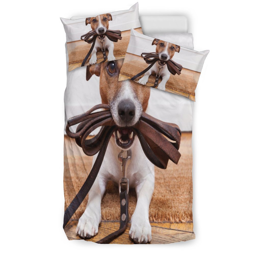 Jack Russell Lovers Doona 3D Customized Duvet Cover Bedding Sets