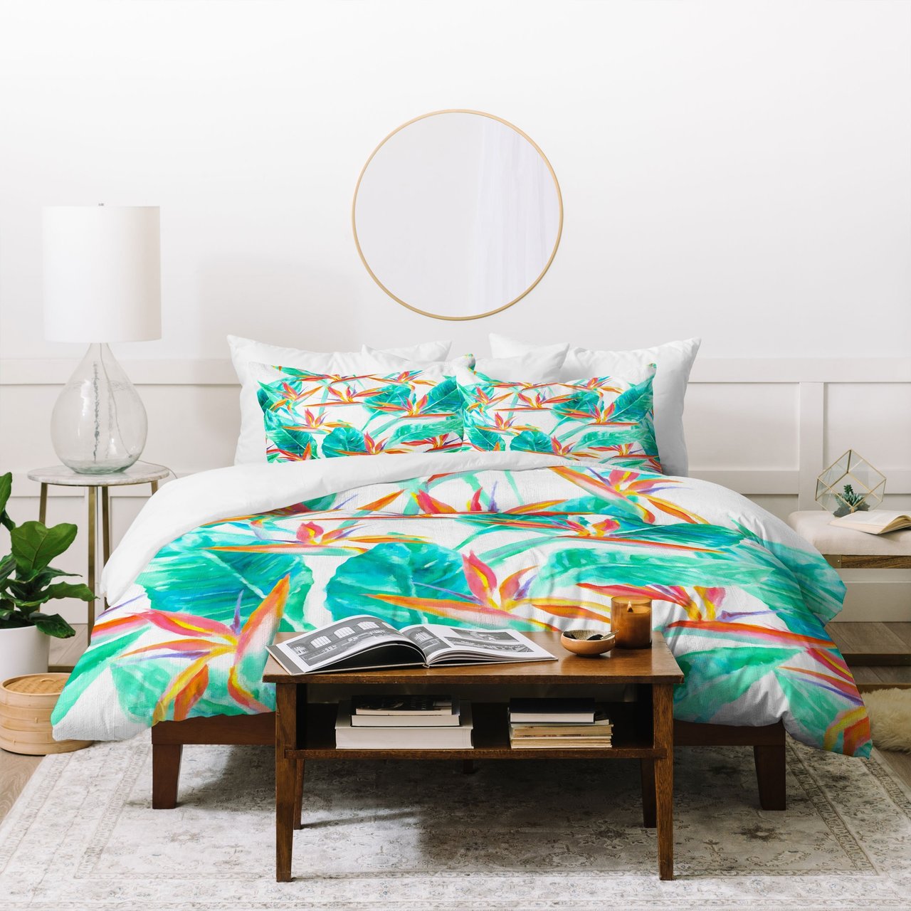 Jacqueline Maldonado Birds Of Paradise Duvet Cover