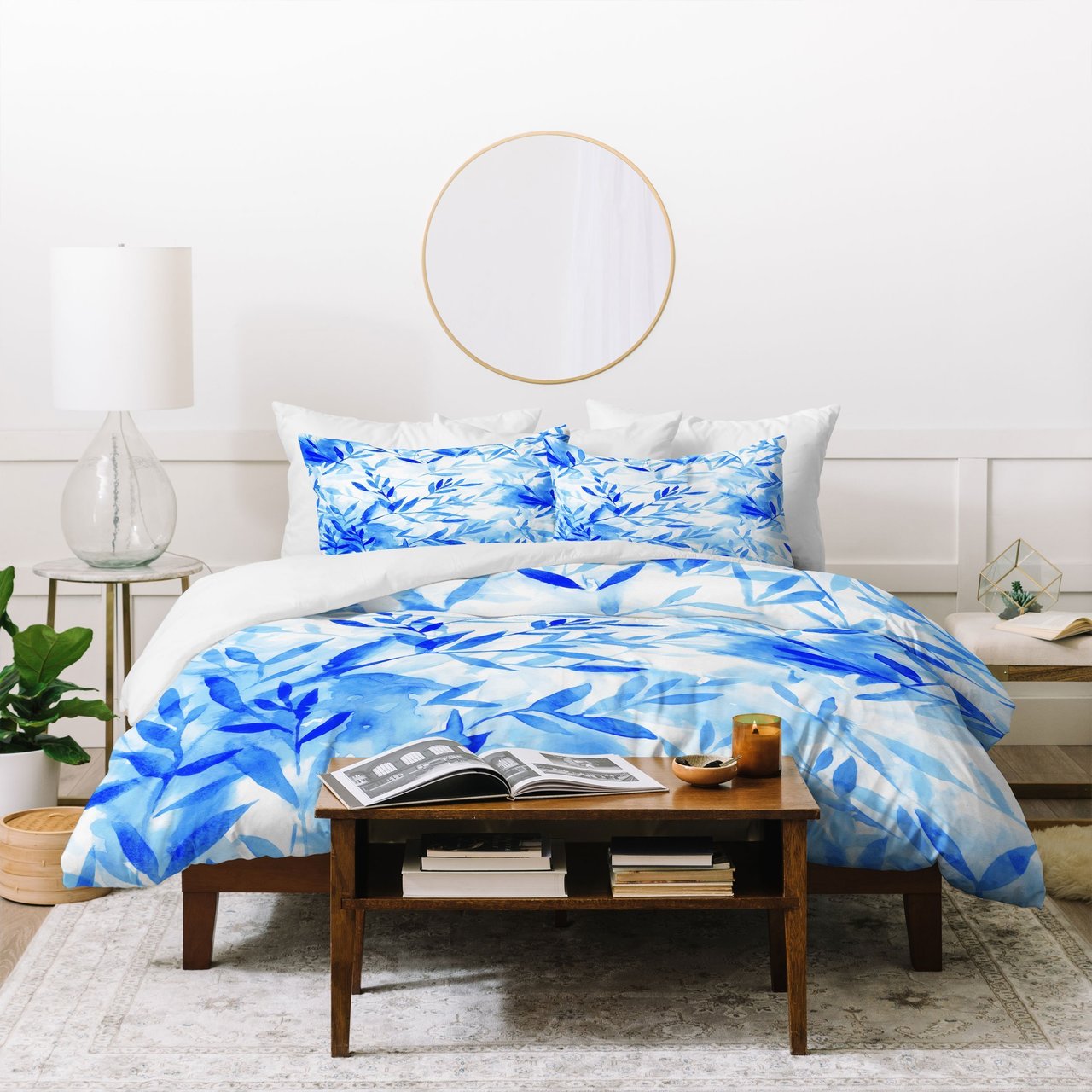 Jacqueline Maldonado Changes Blue Duvet Cover