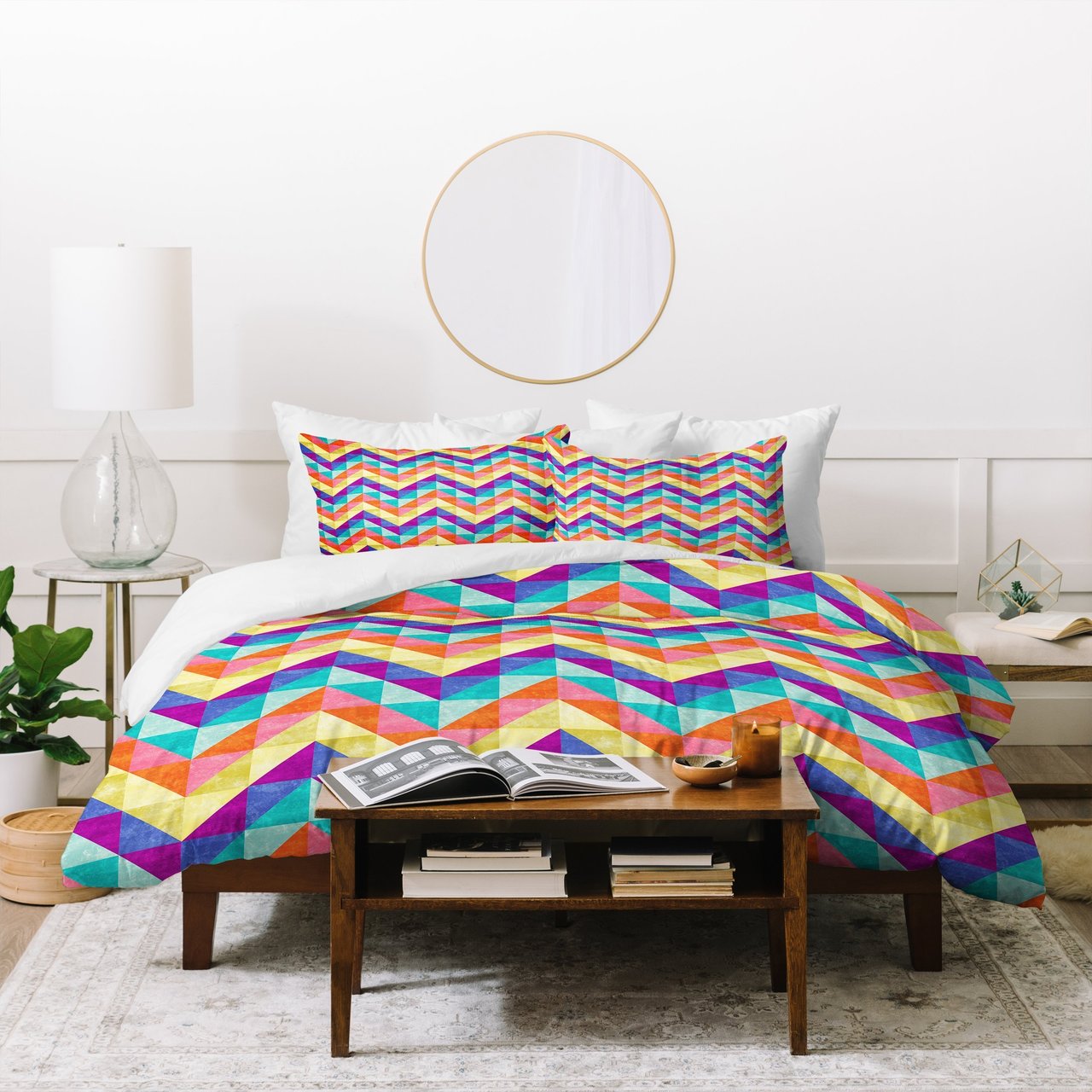 Jacqueline Maldonado Chevron Facet 1 Duvet Cover