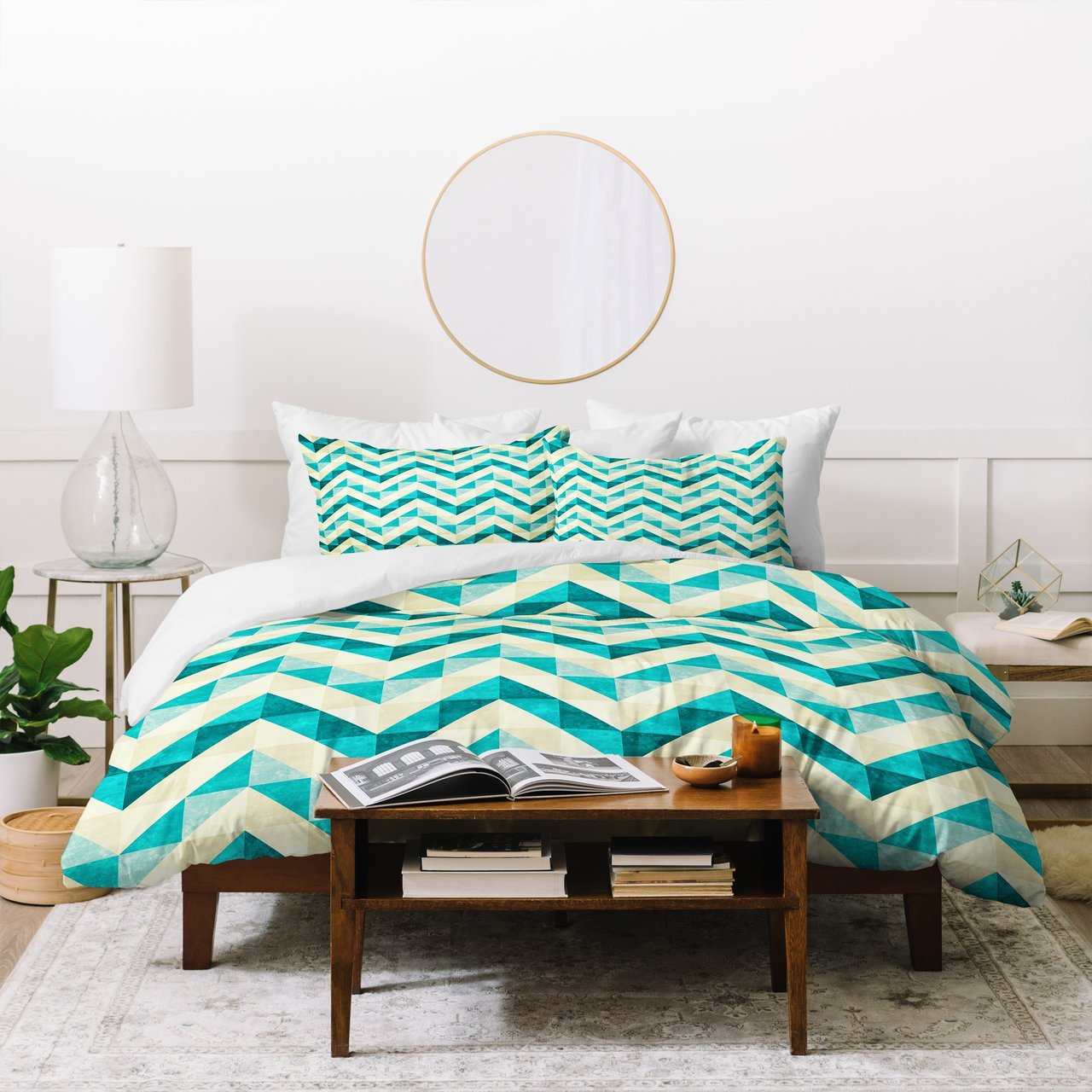 Jacqueline Maldonado Chevron Facet 4 Duvet Cover