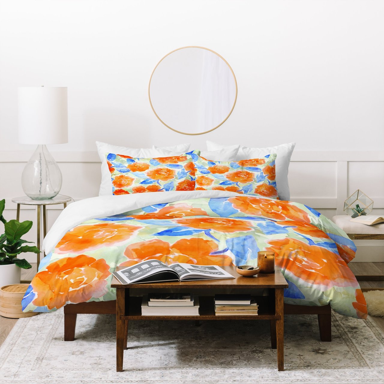 Jacqueline Maldonado Cottage Peonies Duvet Cover