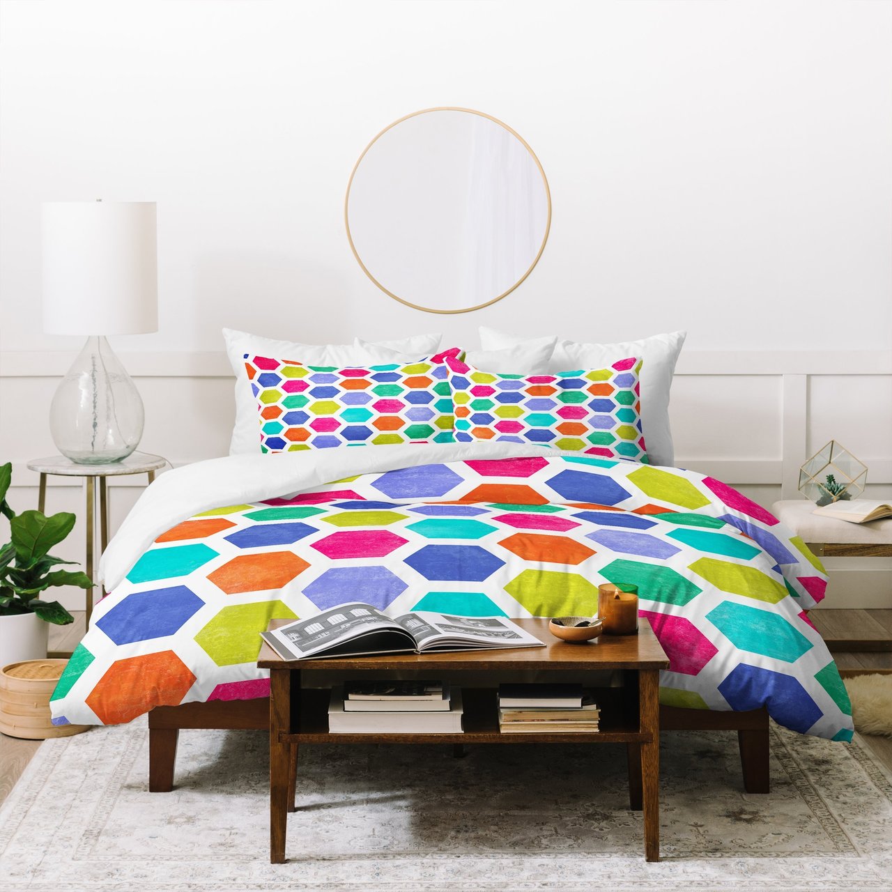 Jacqueline Maldonado Hexagon 2 Duvet Cover
