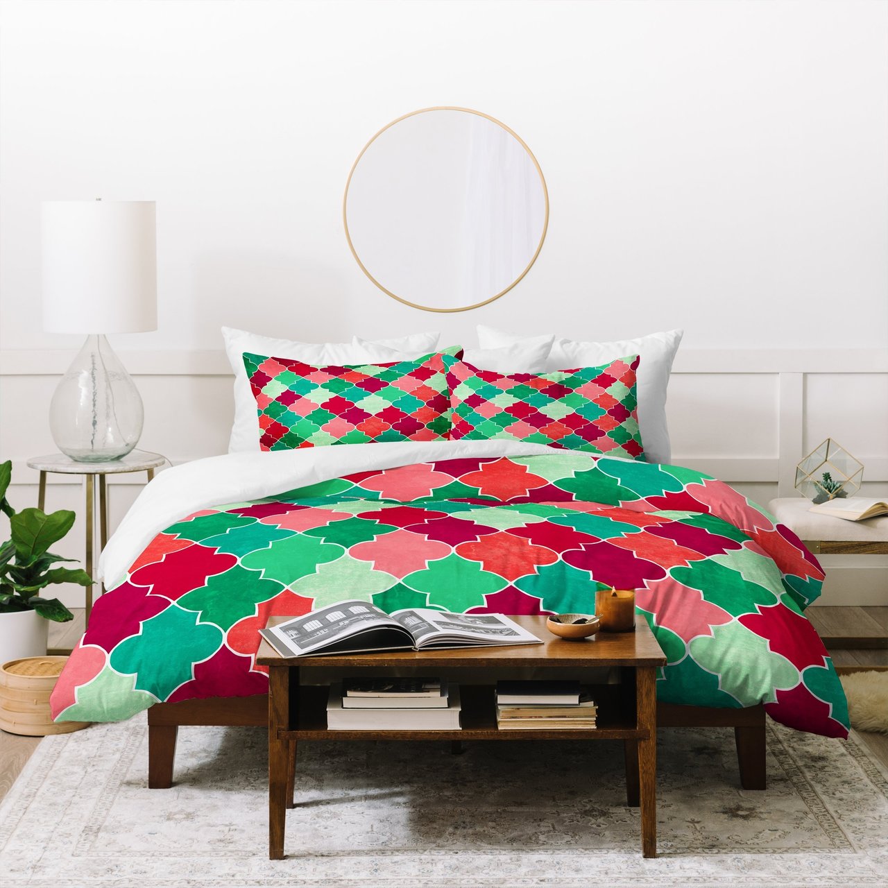 Jacqueline Maldonado Morocco Christmas Duvet Cover