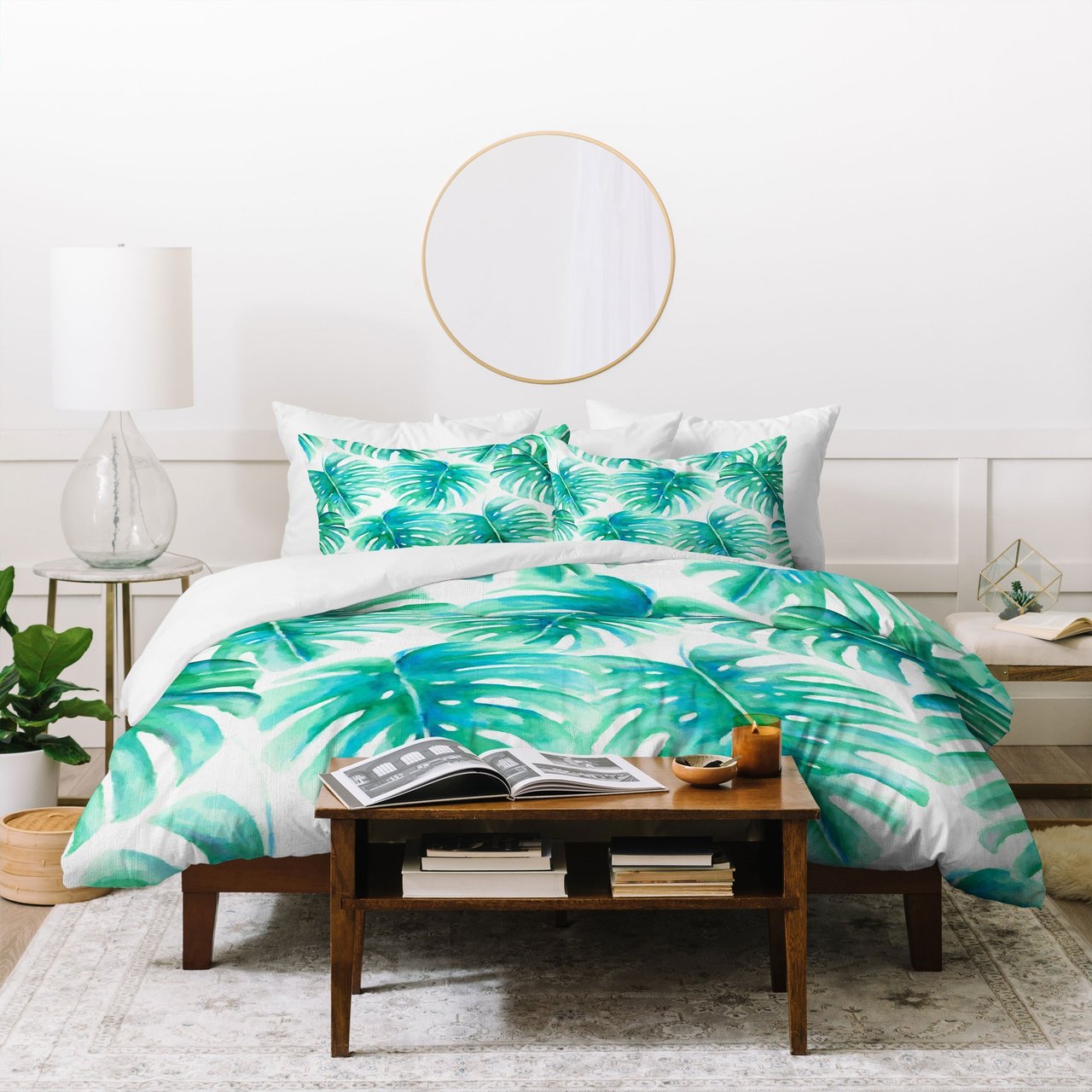 Jacqueline Maldonado Paradise Palms Duvet Cover