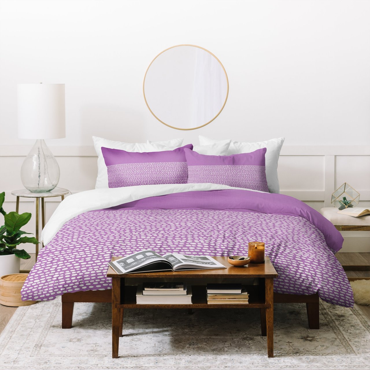 Jacqueline Maldonado Riverside Radiant Orchid Duvet Cover