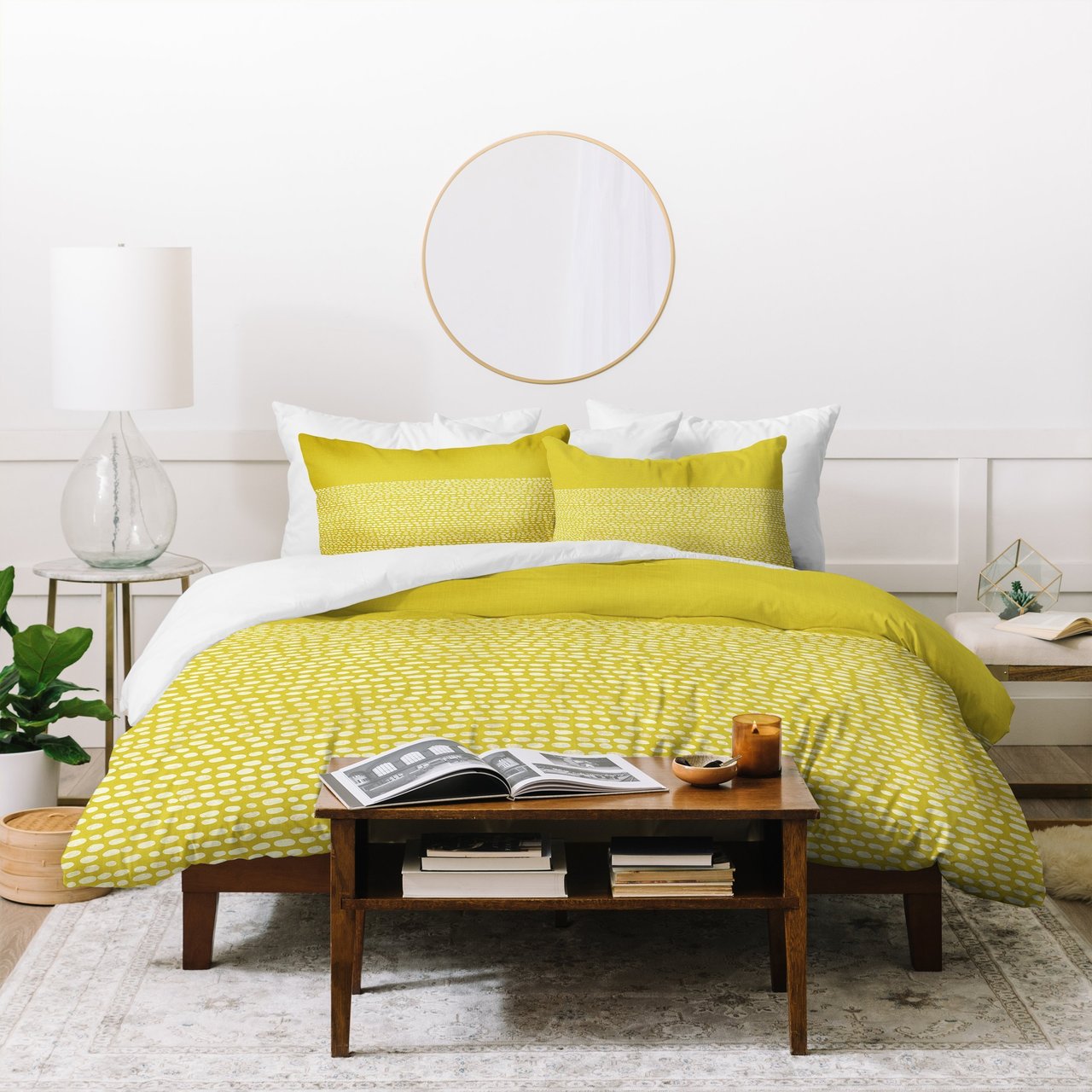 Jacqueline Maldonado Riverside Yellow Duvet Cover