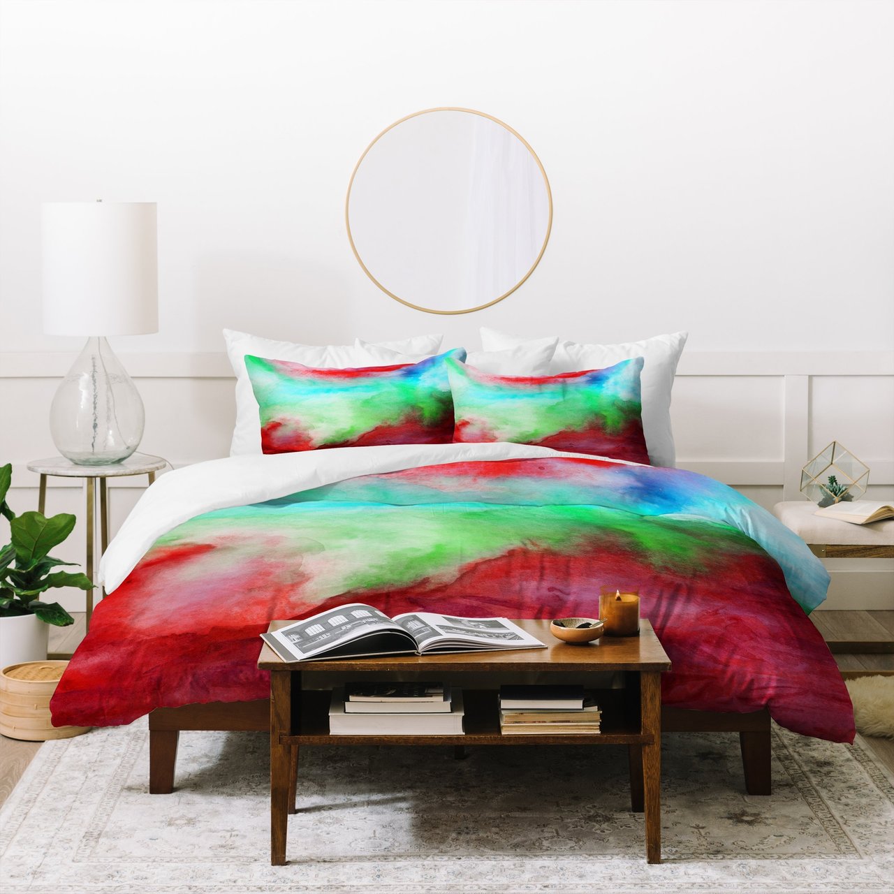 Jacqueline Maldonado The Red Sea Duvet Cover