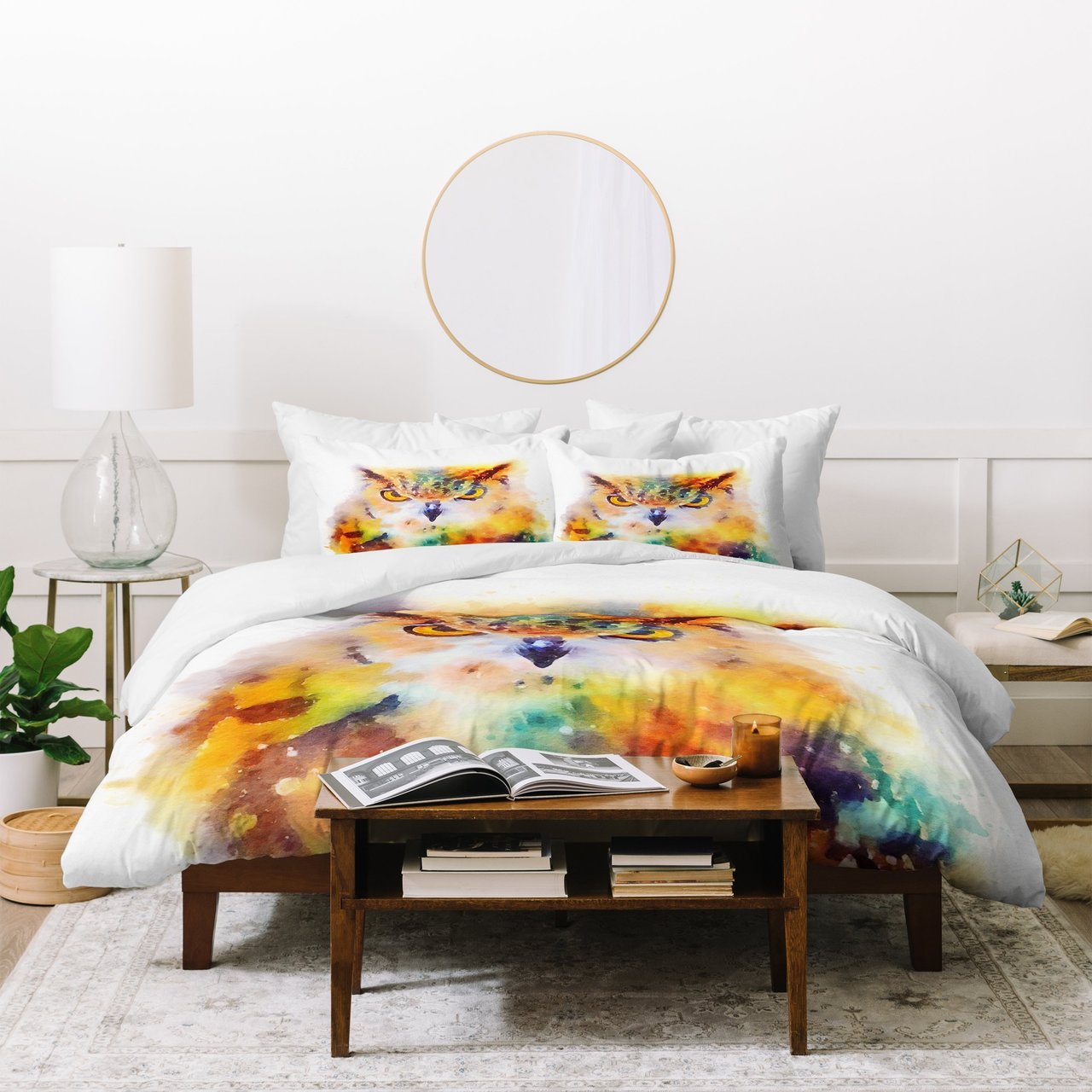 Jacqueline Maldonado The Wise Duvet Cover