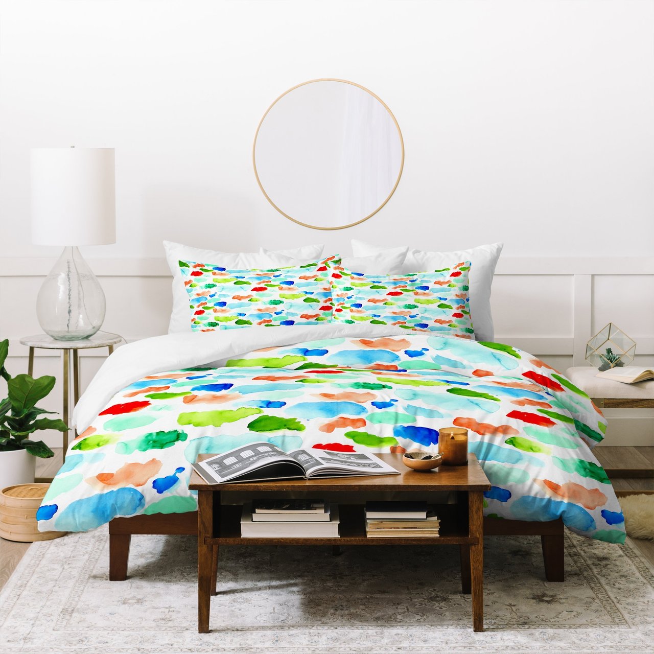 Jacqueline Maldonado Watercolor Swatch Duvet Cover Bedding Sets