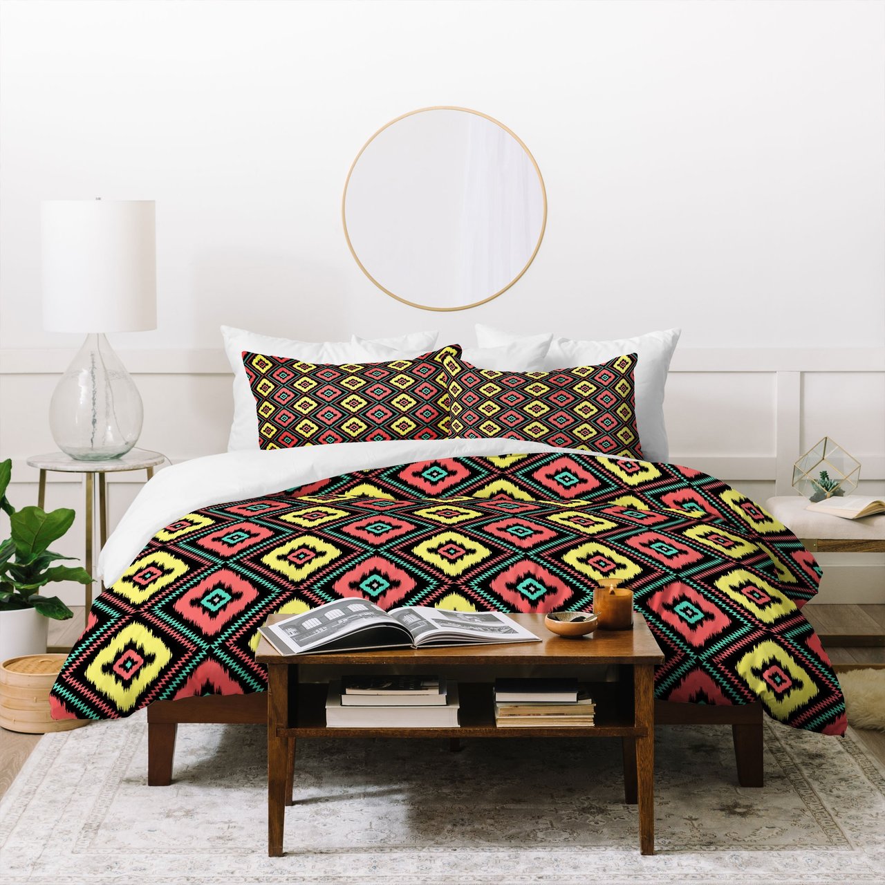 Jacqueline Maldonado Zig Zag Ikat 1 Duvet Cover