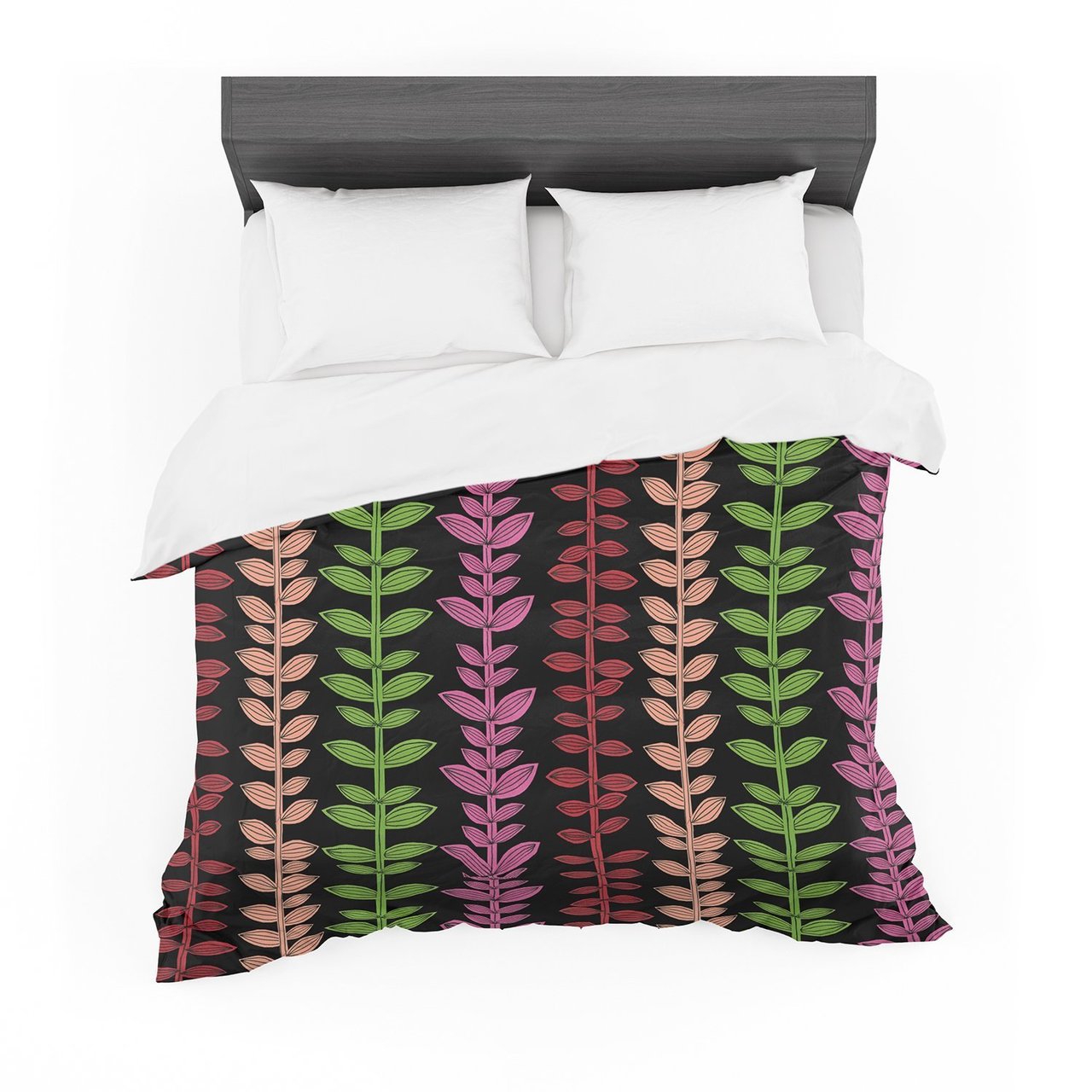 Janemith ‘Garden Vine and Leaf’ Rainbow Vines Cotton3D Customized Duvet Cover Bedding Sets