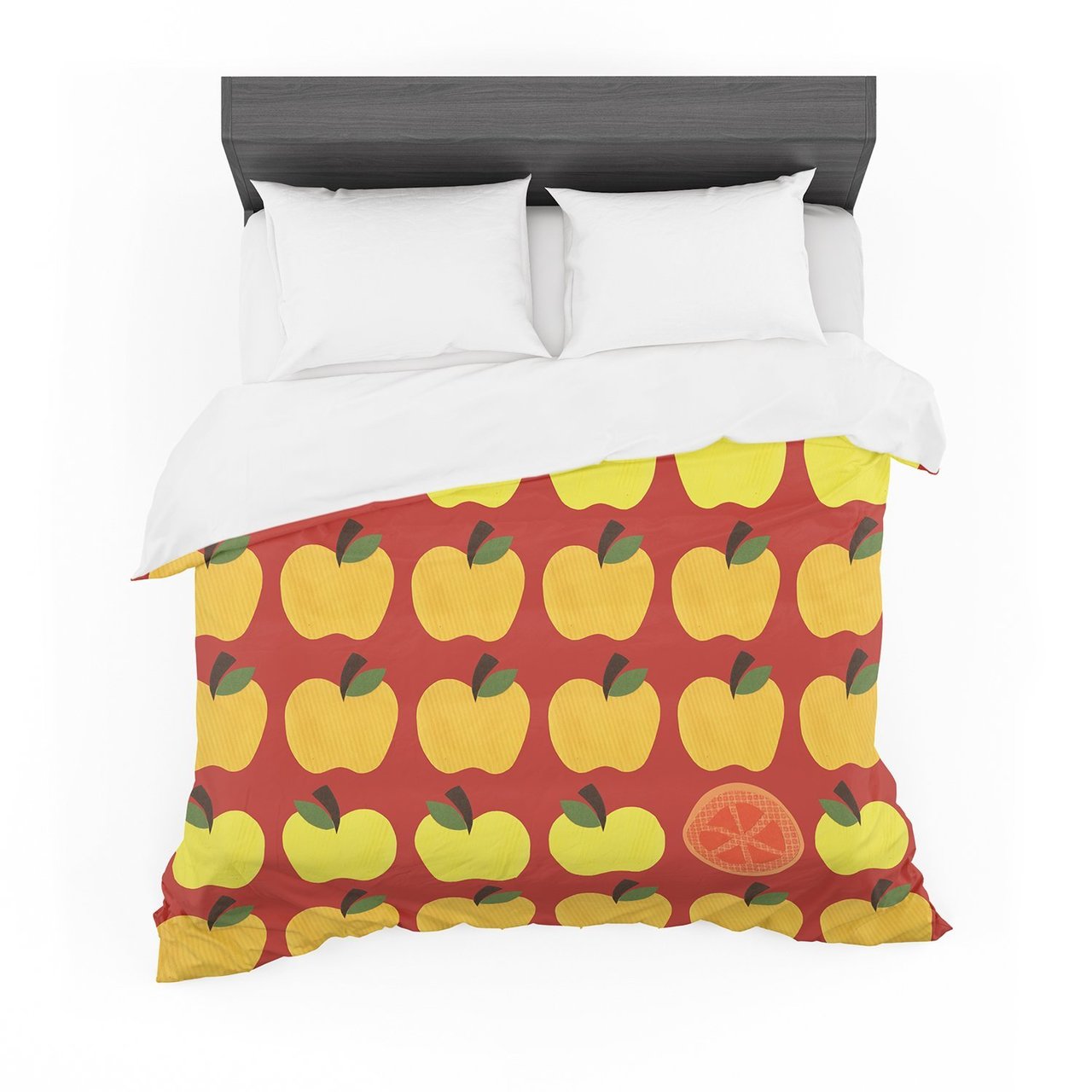 Janemith ‘Seasons Autumn’ Orange Red Cotton3D Customized Duvet Cover Bedding Sets