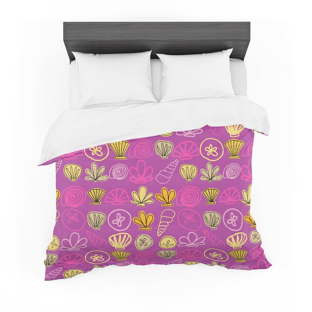 Janemith ‘Under theea Mermaid’ Pink Gold Cotton3D Customized Duvet Cover Bedding Sets