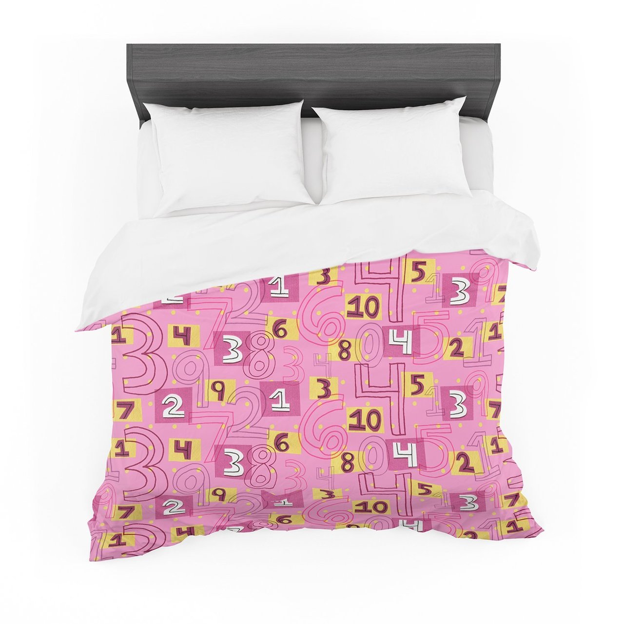 Janemith ‘Vintage Playground II’ Pink Yellow Cotton3D Customized Duvet Cover Bedding Sets
