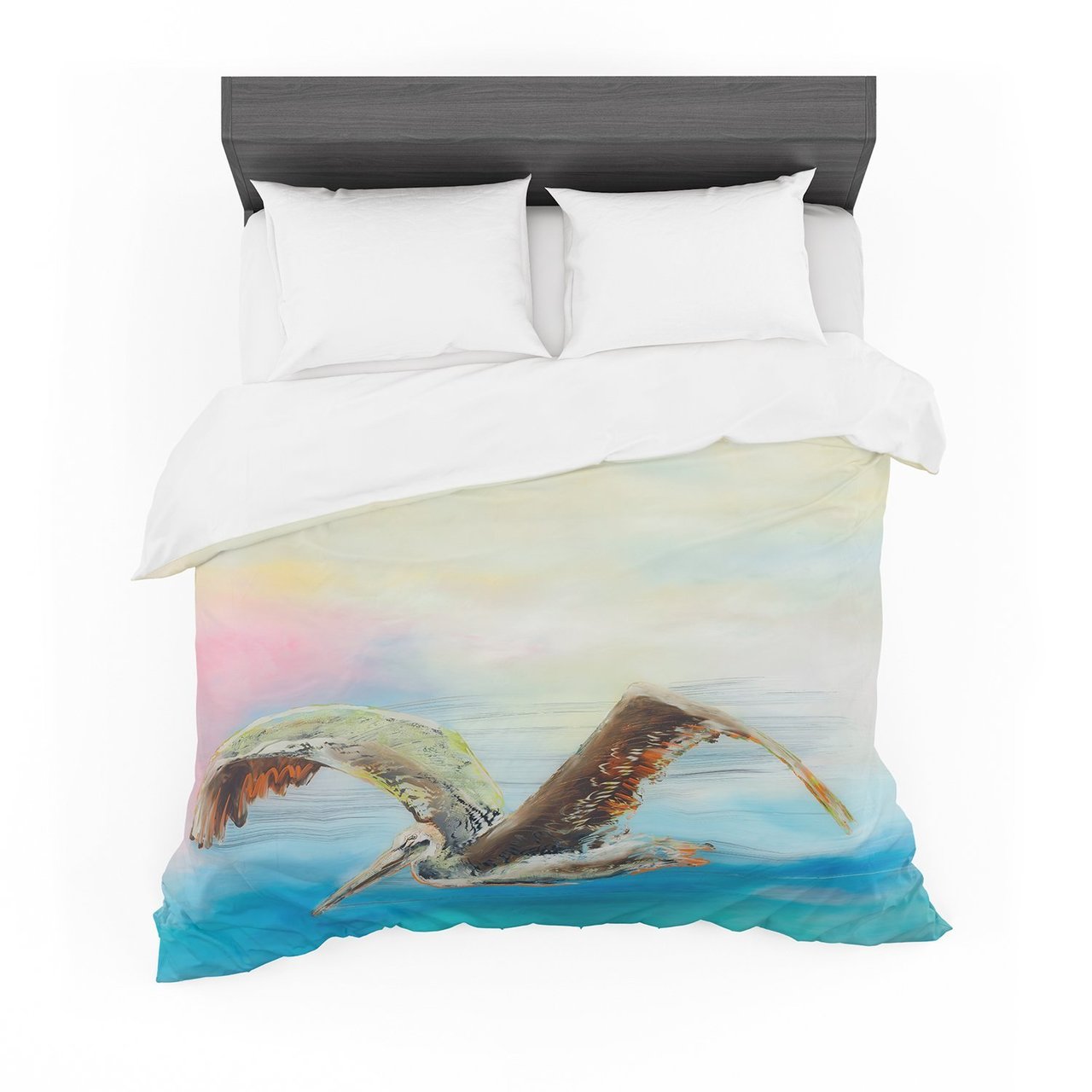Josherafin ‘Coast’ Ocean Bird Cotton3D Customized Duvet Cover Bedding Sets