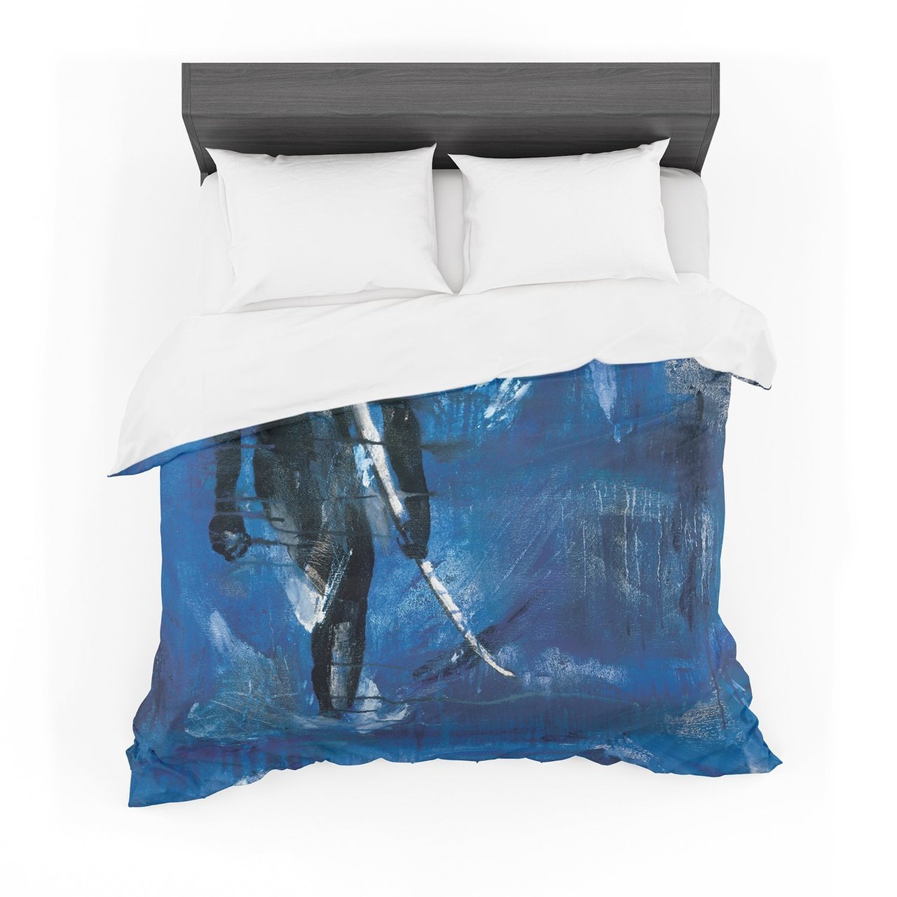 Josherafin ‘Release’ Blue Black Cotton3D Customized Duvet Cover Bedding Sets