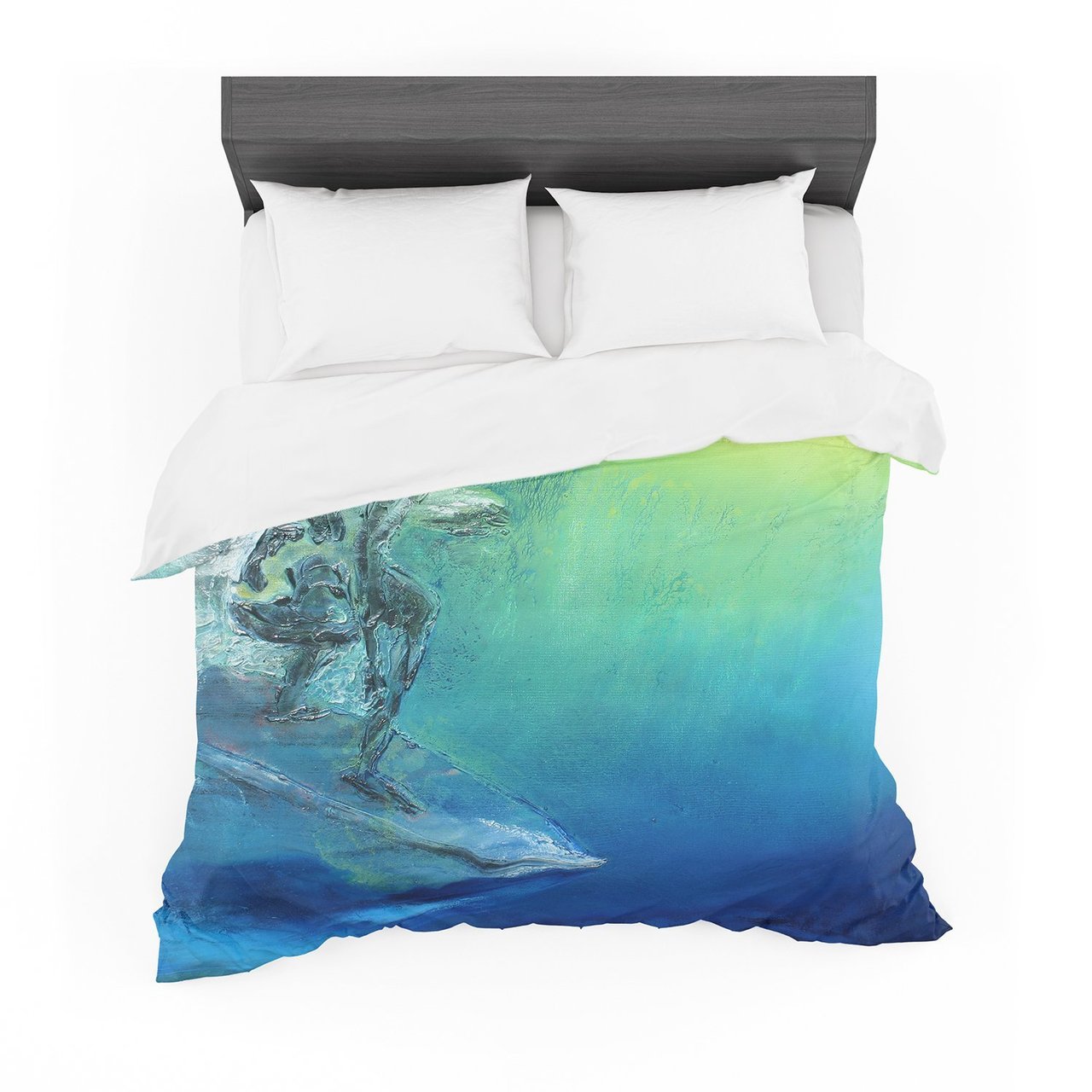 Josherafin ‘September High’ Blue Green Cotton3D Customized Duvet Cover Bedding Sets