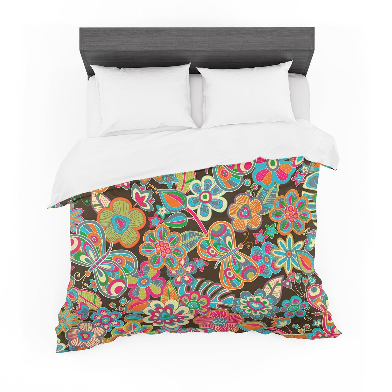 Julia Grifol ‘My Butterflies & Flowers’ Featherweight3D Customized Duvet Cover Bedding Sets