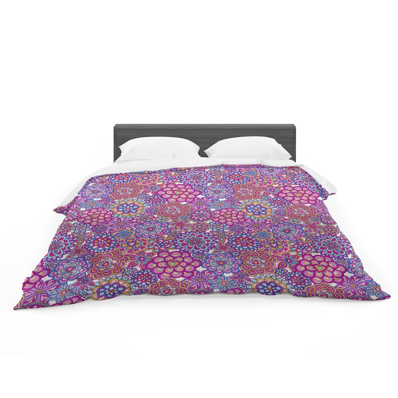 Julia Grifol ‘My Happy Flowers’ Featherweight3D Customized Duvet Cover Bedding Sets