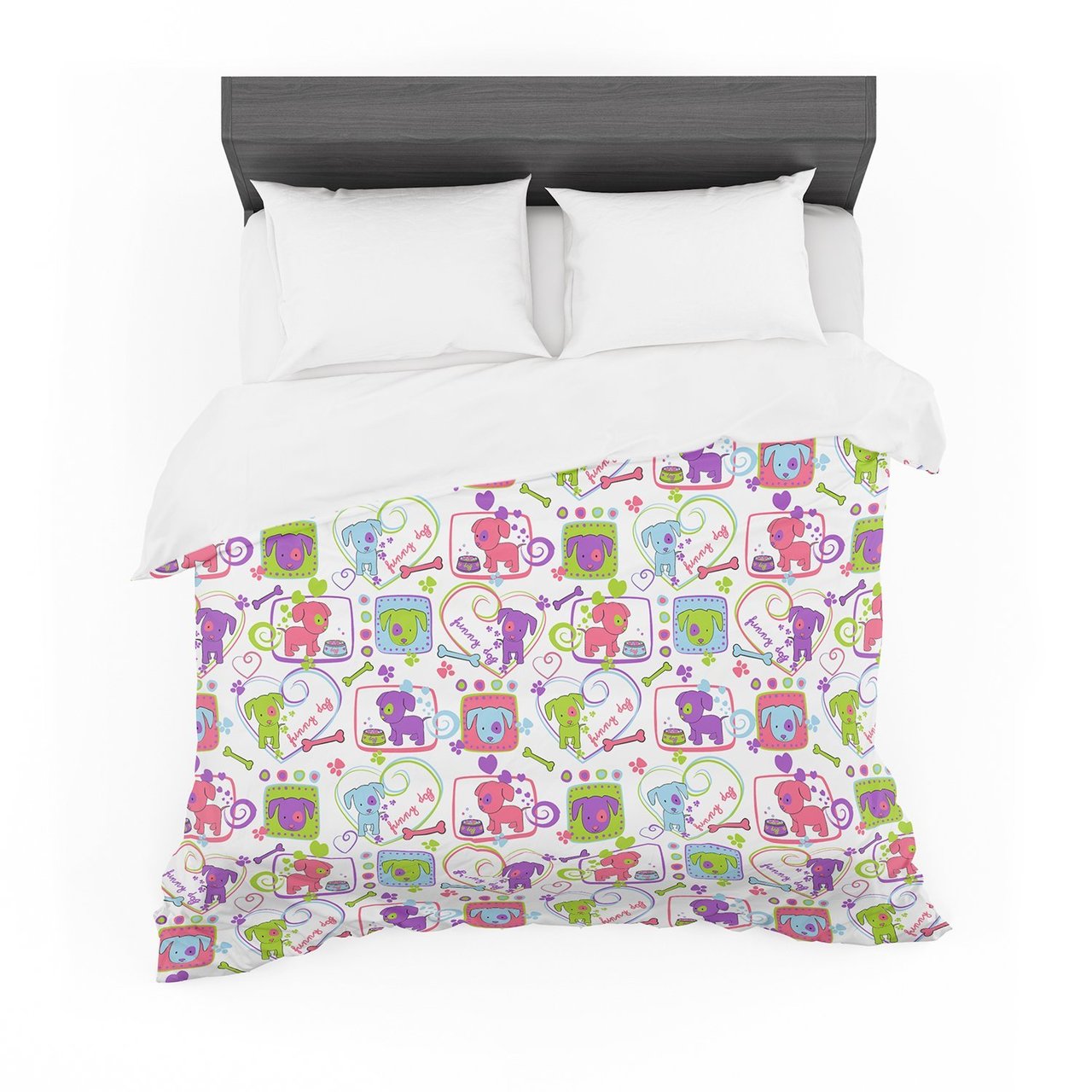 Julia Grifol ‘My Loving Dogs’ Featherweight3D Customized Duvet Cover Bedding Sets