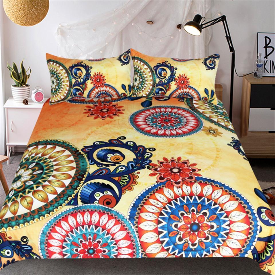 Kaleidoscope 3D Customized Duvet Cover Bedding Sets