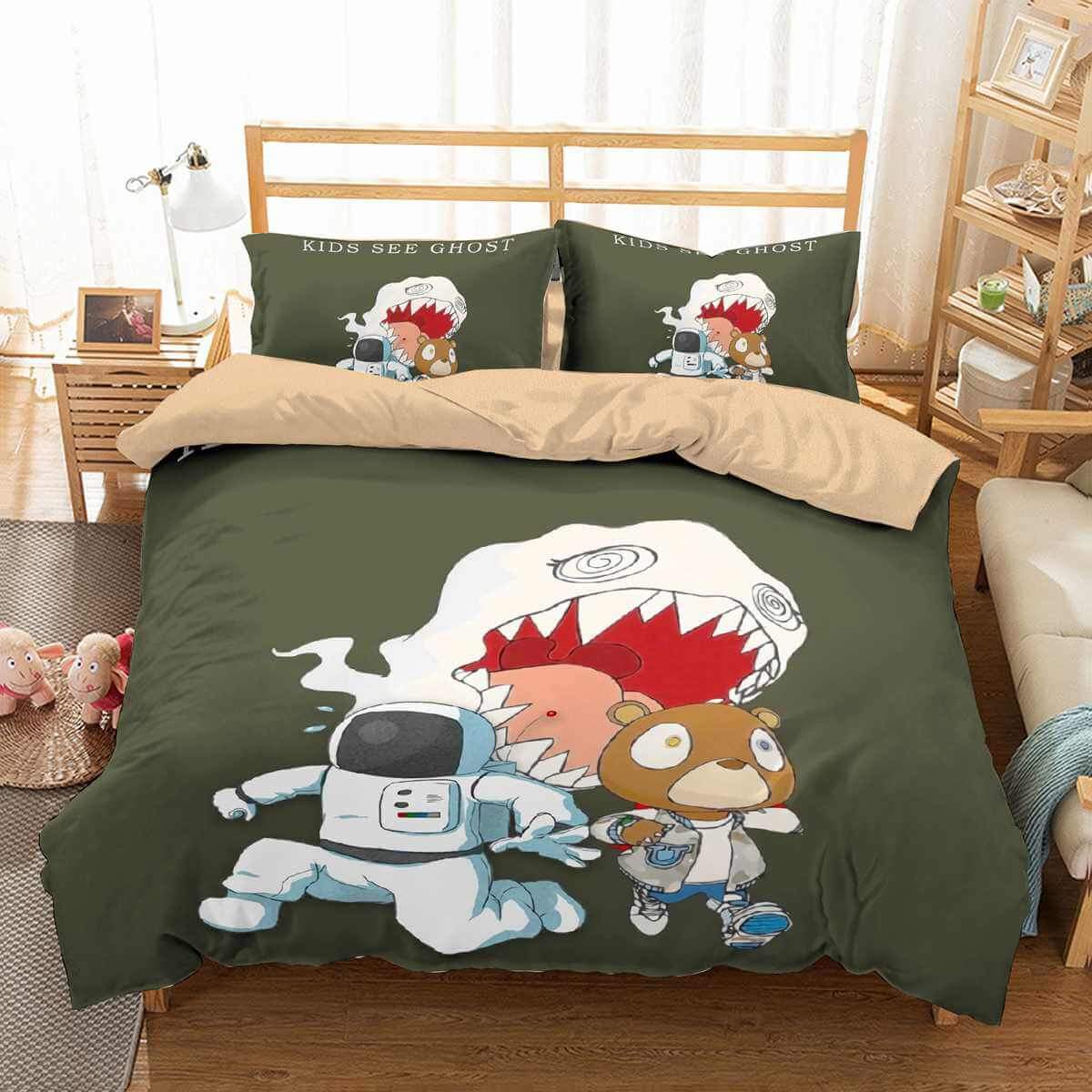 Kids See Ghost 3D Customized Duvet Cover Bedding Sets